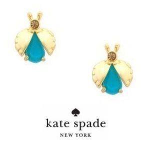 NWT Kate Spade Unwanted Visitors Ladybug Studs